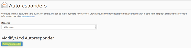 cPanel Respond