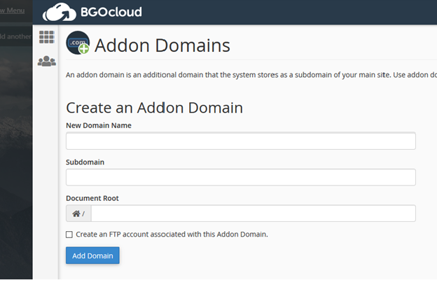 cPanel Addon