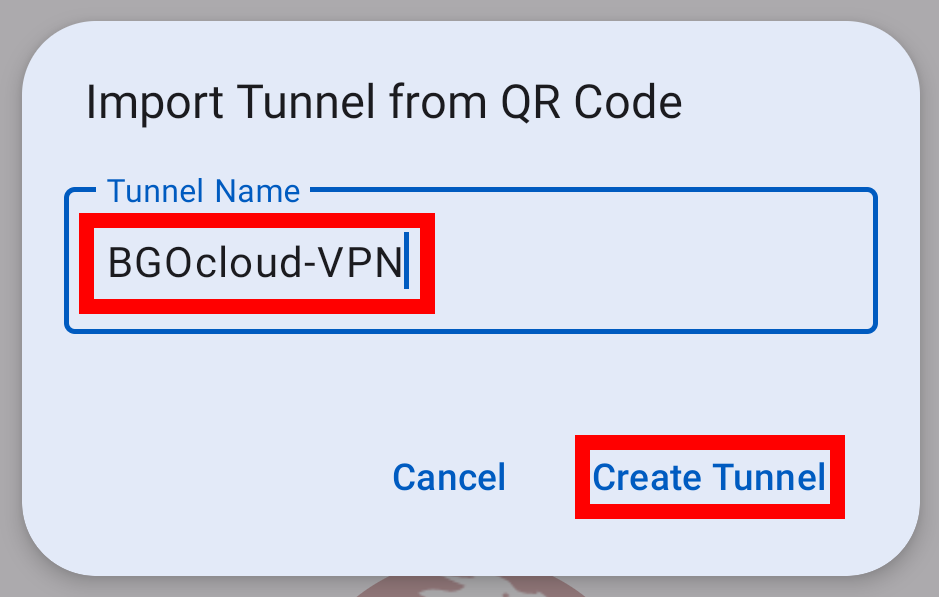 naming the WireGuard tunnel